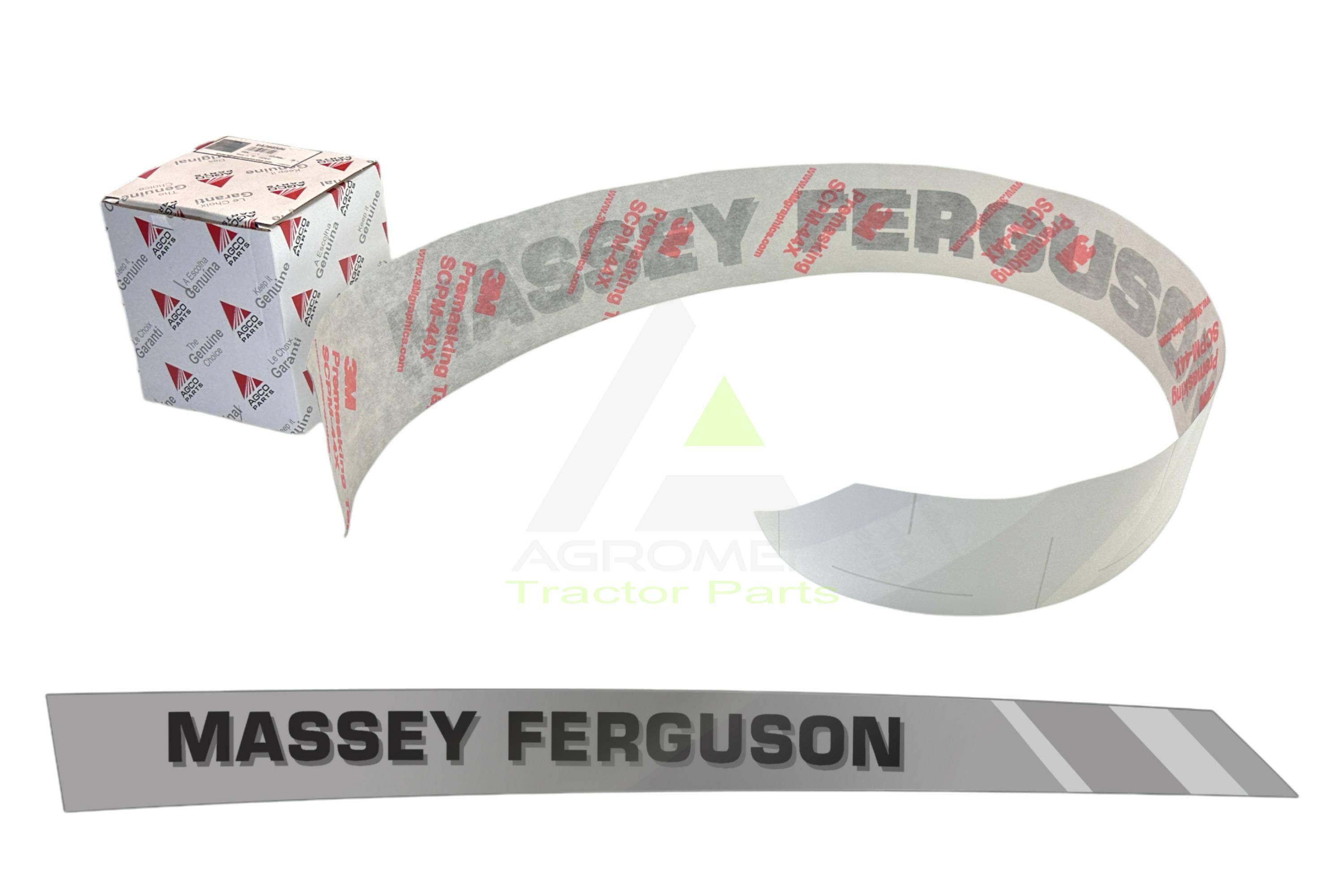 VA208506 Naklejka prawa Massey Ferguson