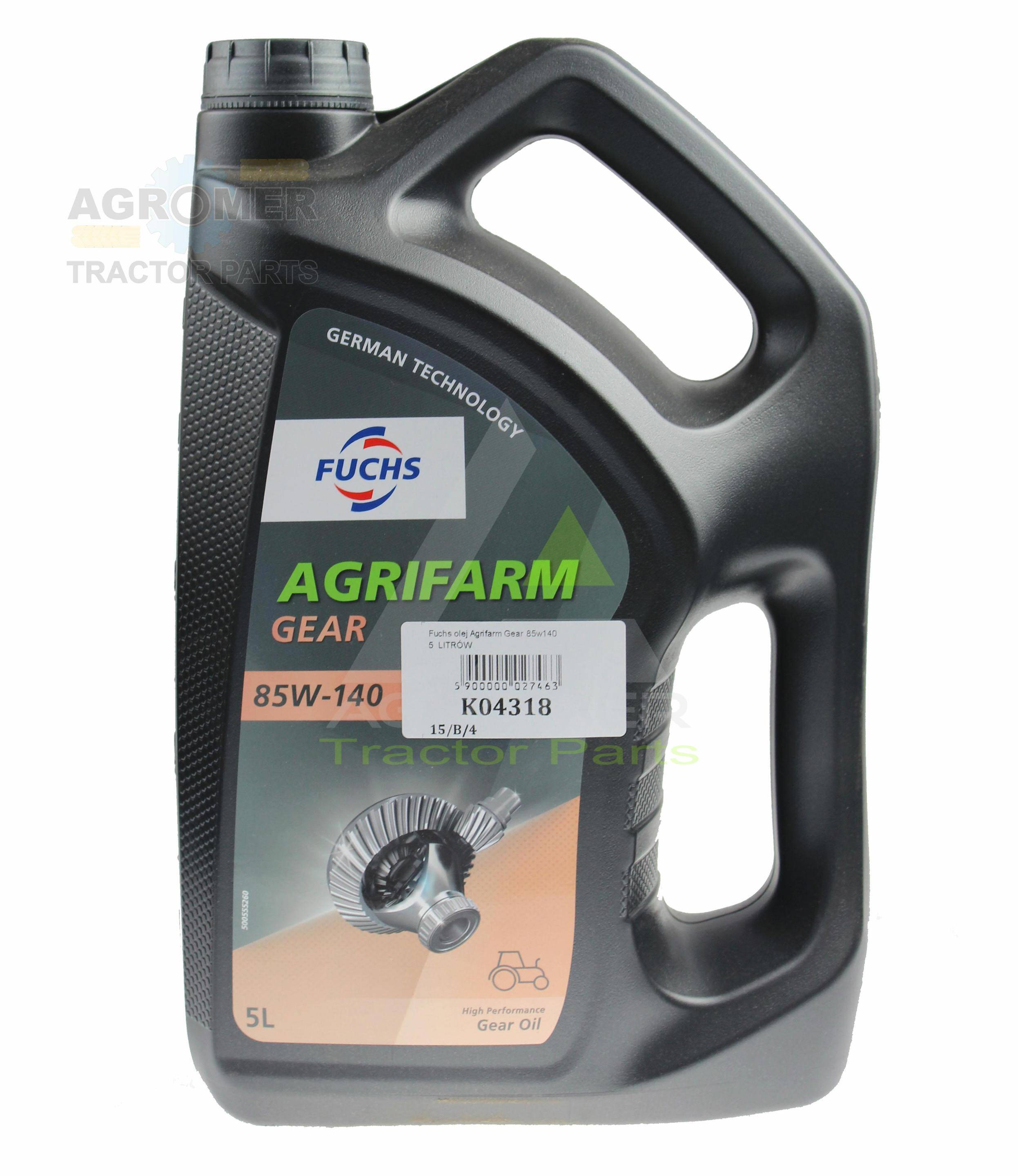 Fuchs olej Agrifarm Gear 85w140