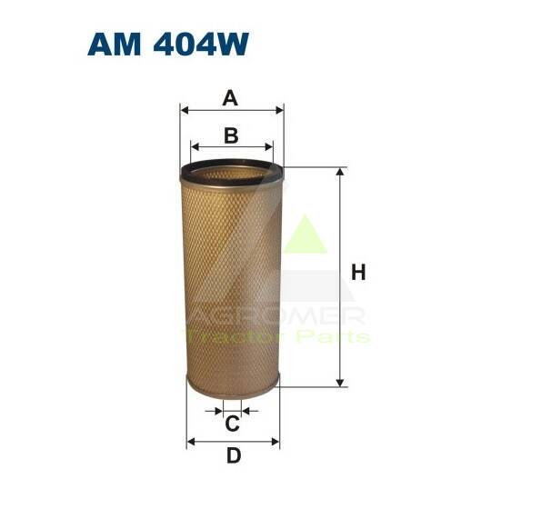 AM404W Filtr powietrza