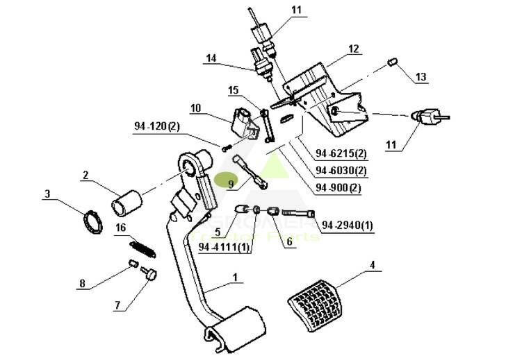 7700066554 Cięgło czujnika sprzęgła