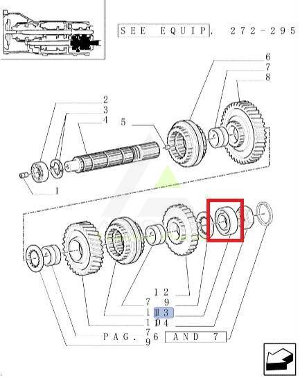 5169086 ŁOŻYSKO OE CNH