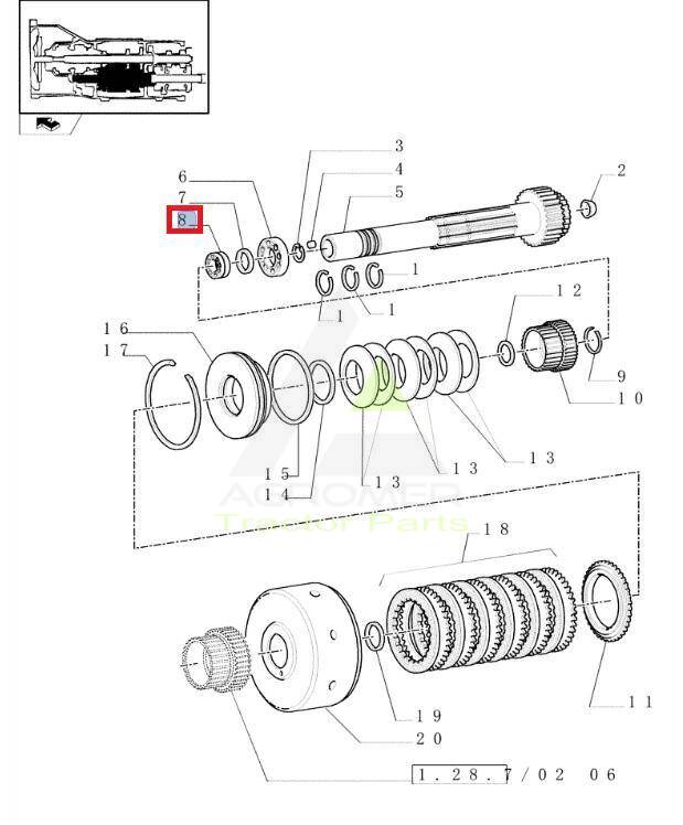 5162622 ŁOŻYSKO  NEW HOLLAND CASE