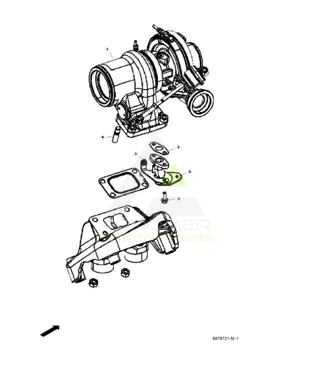 F743200090010 Turbosprężarka Fendt