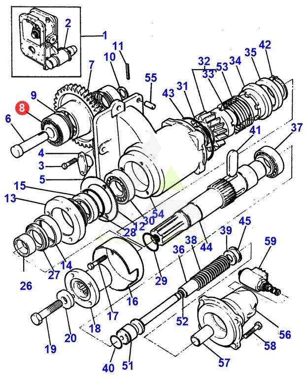 3612615M1, X619096400000 łożysko Massey