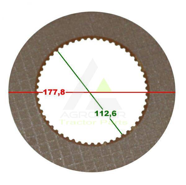 RE239058 Tarcza sprzęgła John Deere OEM