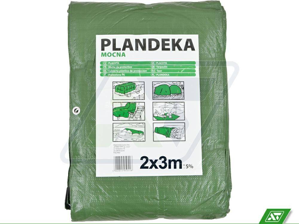 Plandeka zielona Mocna 2x3 110 g