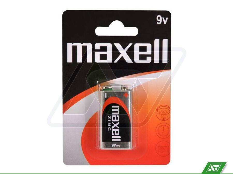 Bateria Maxell 6F22 9 V