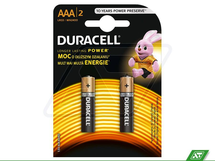 Bateria Duracell AAA/LR03 Alkaline 2 szt