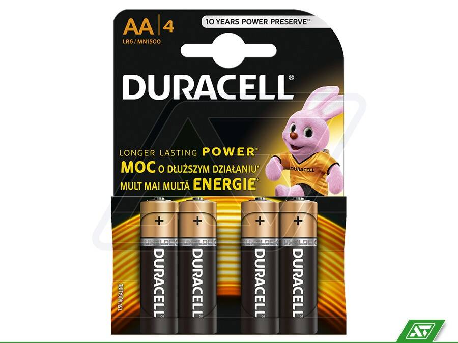 Bateria Duracell AA/LR06 Alkaline 4 szt