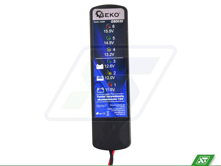 Tester do akumulatorów 12 V Geko G80030