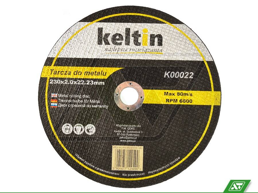 Tarcza do metalu Keltin 230x2.0 K00022