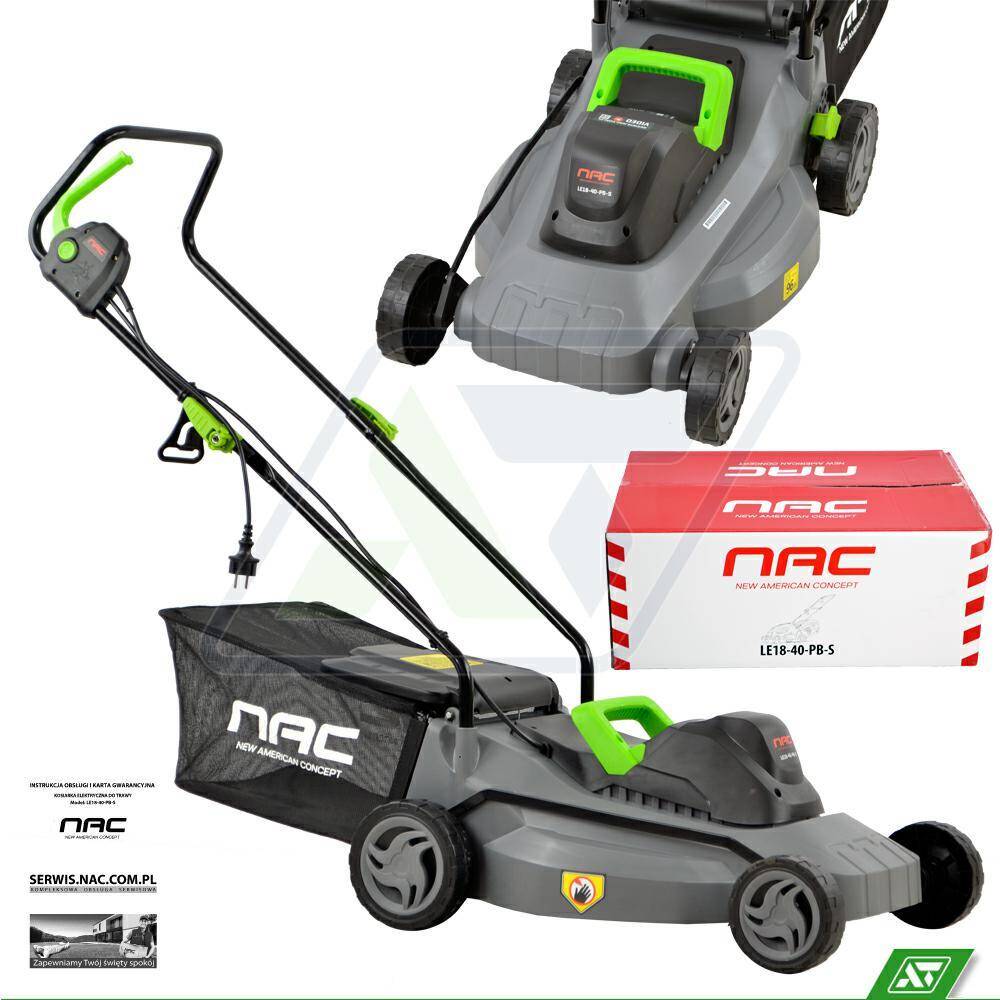 Kosiarka elektryczna NAC LE 18-40-PB-S