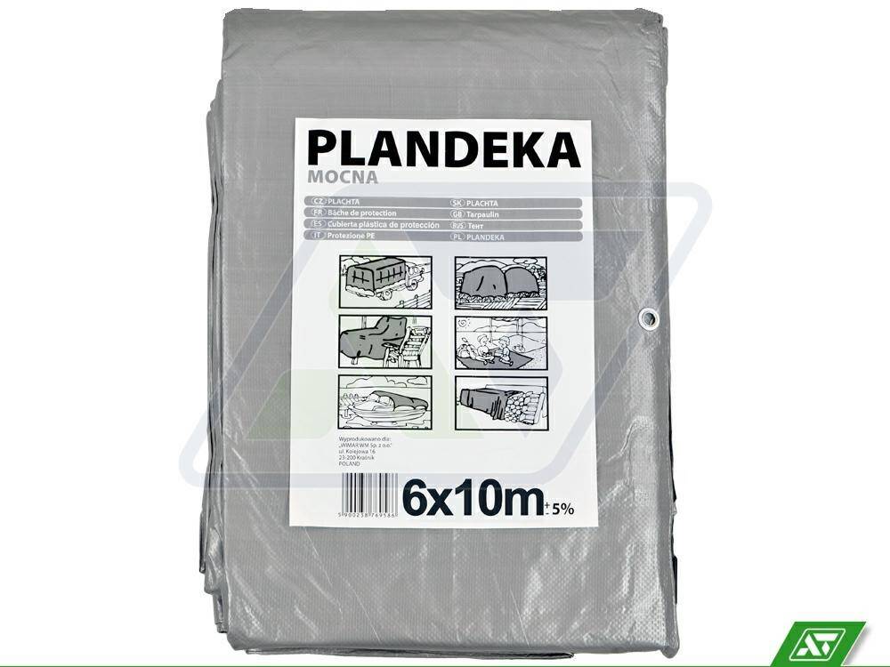 Plandeka srebrna Mocna 6x10 110 g