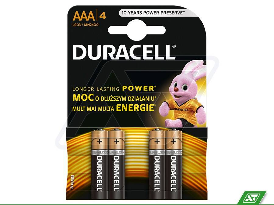 Bateria Duracell AAA/LR03 Alkaline 4