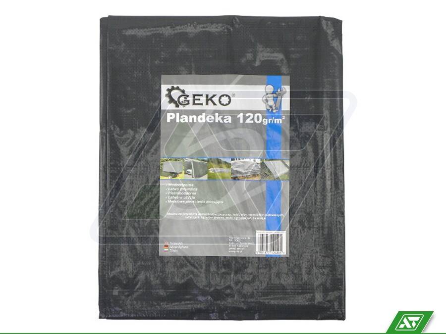 Plandeka Geko szara 4x6 G70522 120g/m2