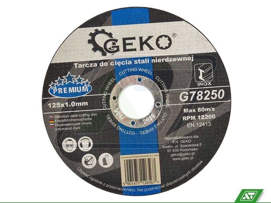 Tarcza do metalu Geko 125x1.0x22 G78250