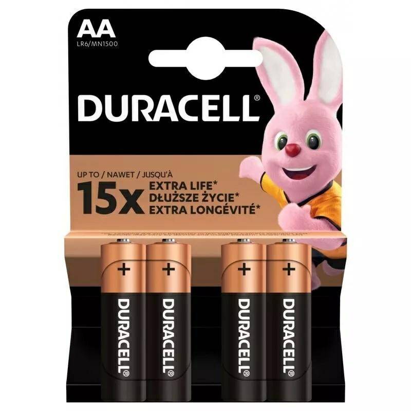 Bateria Duracell AA/LR06 Alkaline 4