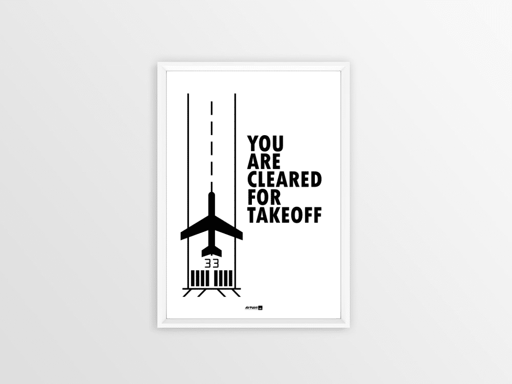 Plakat YOU ARE CLEARED FOR TAKEOFF (Zdjęcie 2)