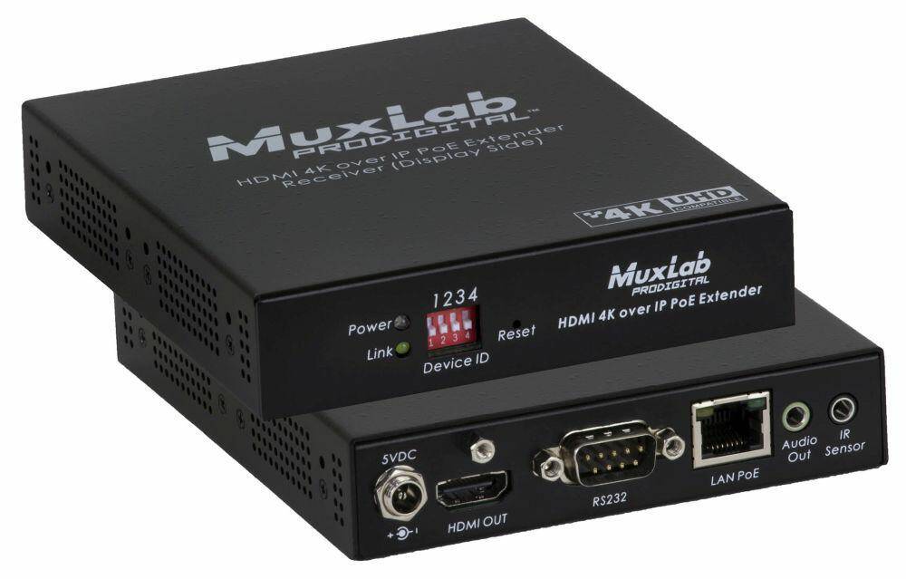 500759-RX, HDMI 4K over IP PoE Receiver