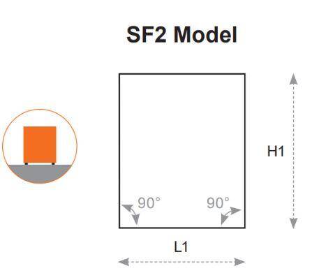Panele akustyczne - seria Surface - freestand SF2