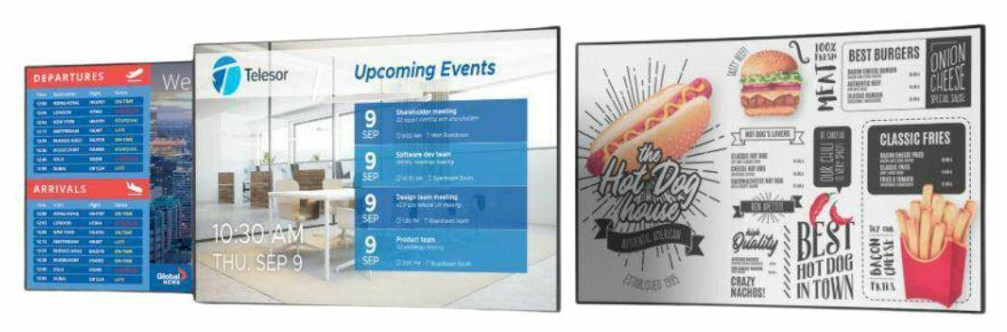Mobile electronic information boards in religious facilities