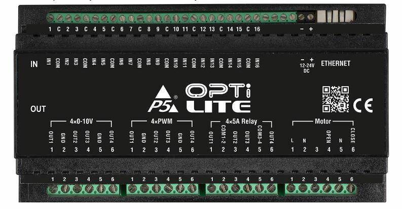 OPTI Lite - outputs