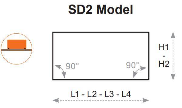 Acoustic panels - Surface series - desktop SD2