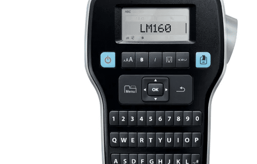 DYMO LabelManager 160, klawiatura QWERTY