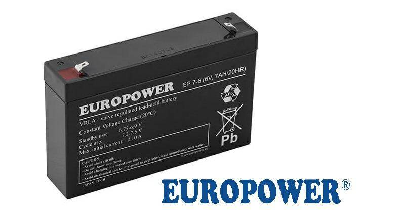 Akumulator EUROPOWER EP7-6 K12