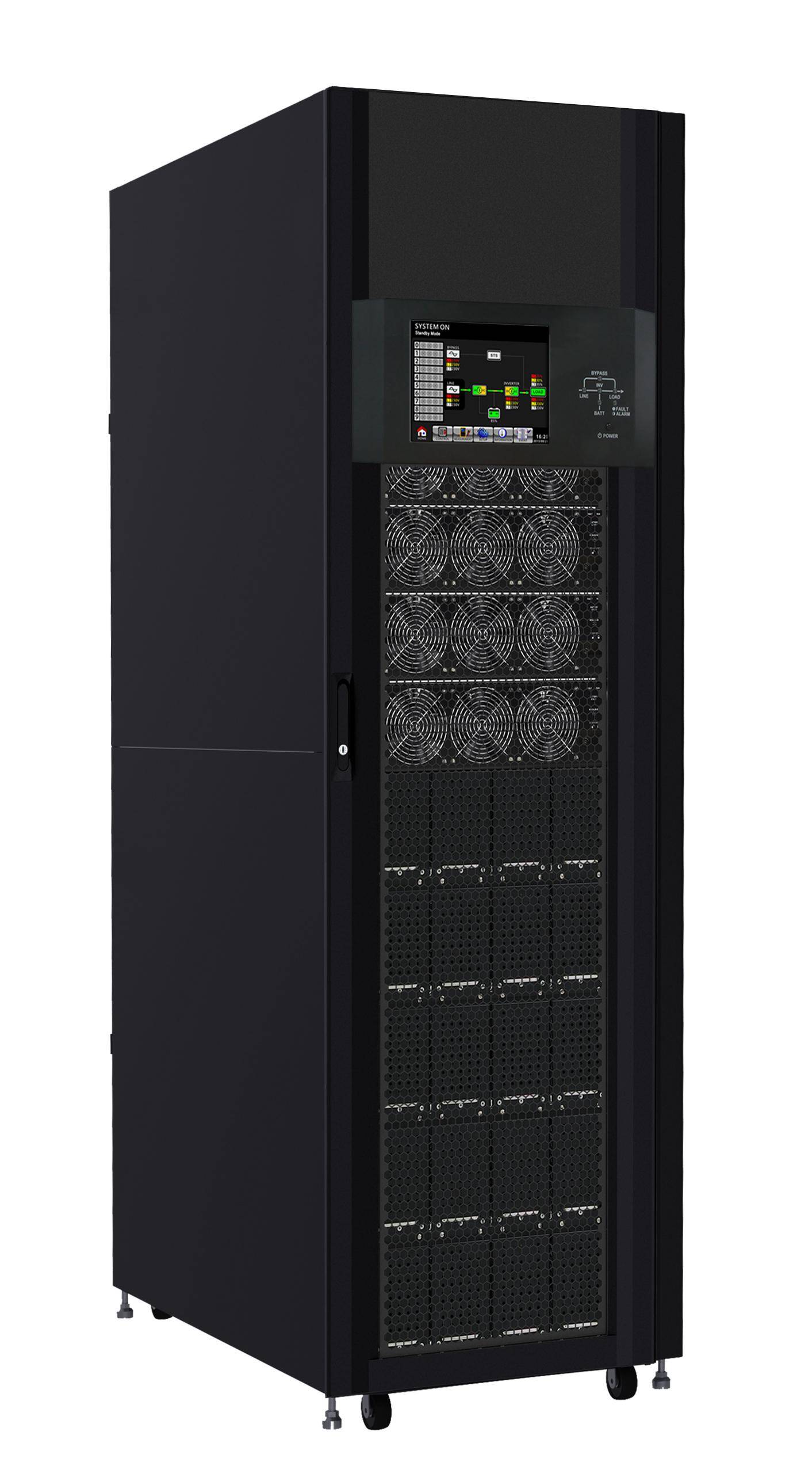 UPS BLACKTEC MODULAR SZAFA 90KW -2x30KW +30KW 30U 120x9Ah autonomia 5 min dla 60KW