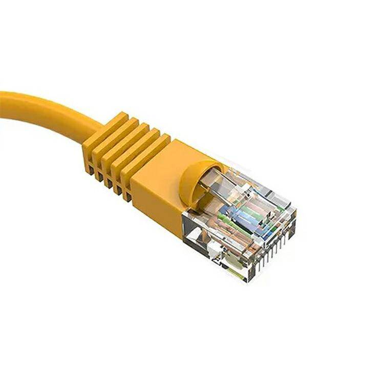 Patchcord U/UTP kat.6 2,0m żółty, AWG