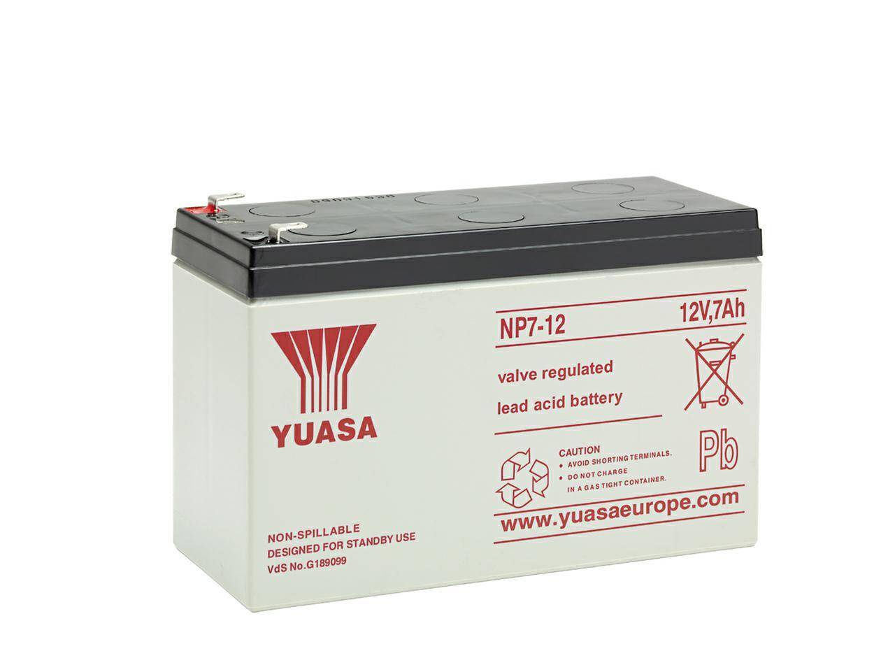 AKUMULATOR YUASA NP7-12 (AGM) 7Ah 12V K8