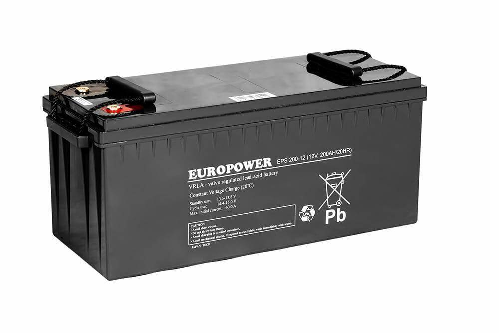 AKUMULATOR EUROPOWER EPS 200Ah-12V  K1