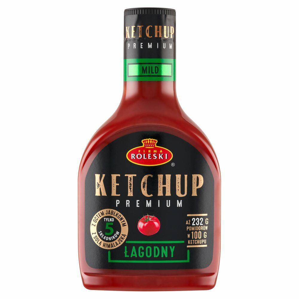 ROLESKI Ketchup Premium 465g Łagodny*6