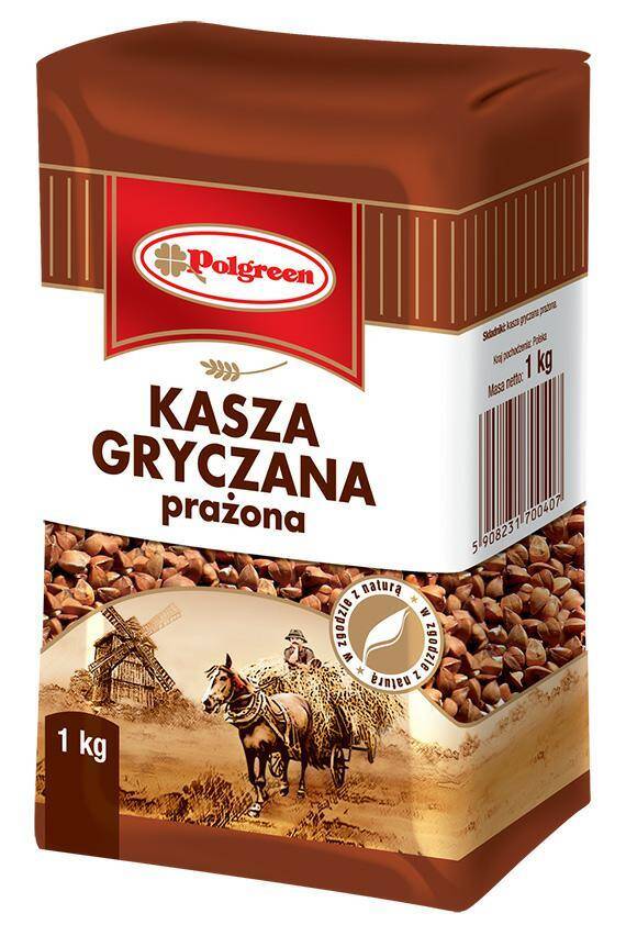 POLGREEN Kasza gryczana 1kg*10