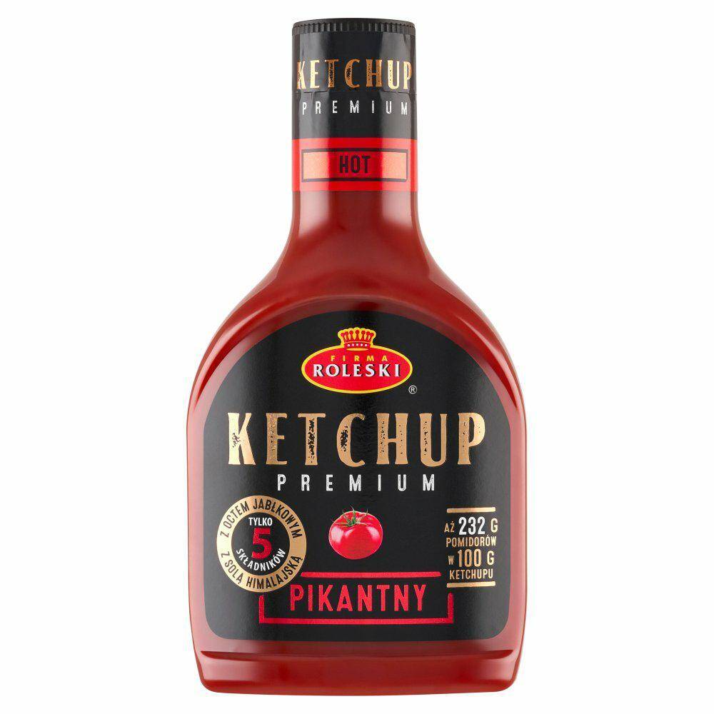 ROLESKI Ketchup Premium 465g Pikantny*6