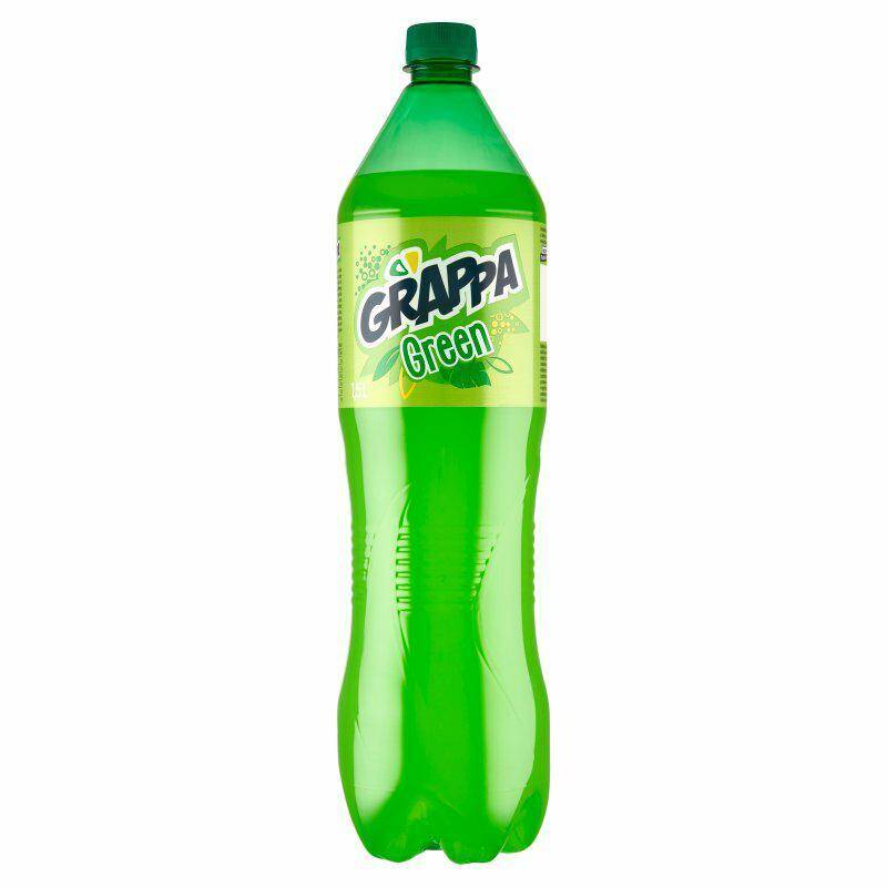 GRAPPA 0,5L 20% soku Napój Gaz GREEN *12.