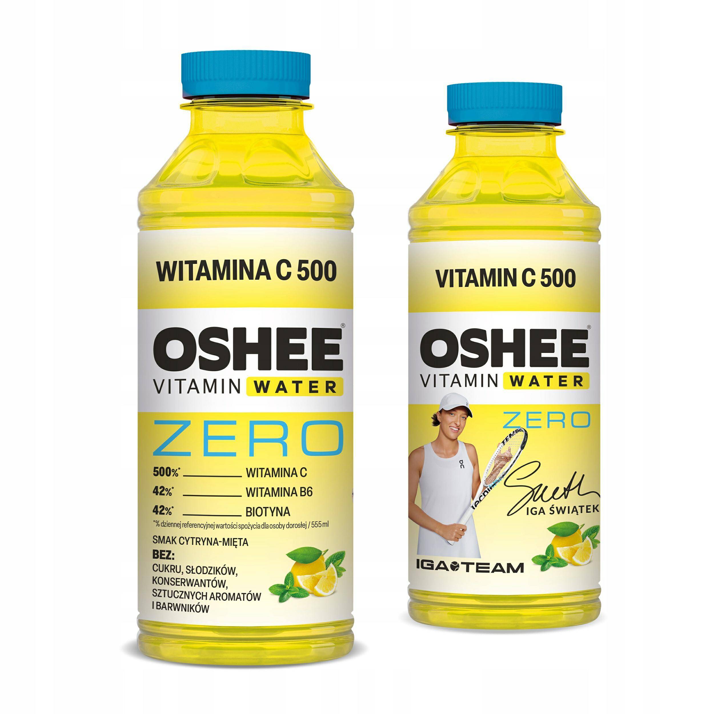 Napój OSHEE 555 WATER VITAMINA C500 ZERO *6