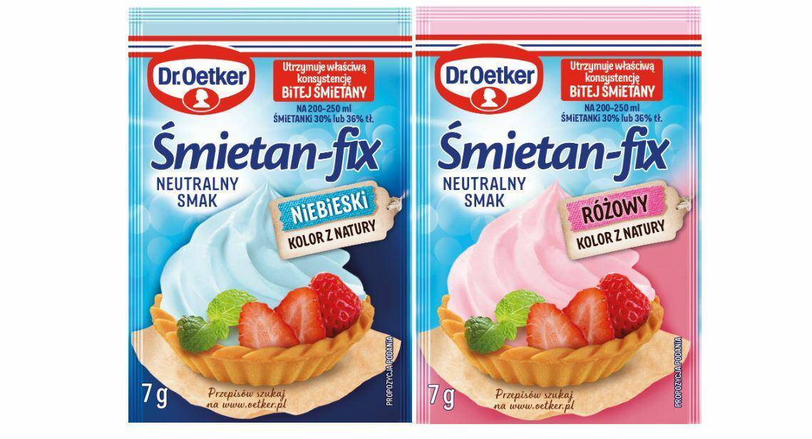 Dr.Oetker śmietan-FIX Niebieski 7g*24