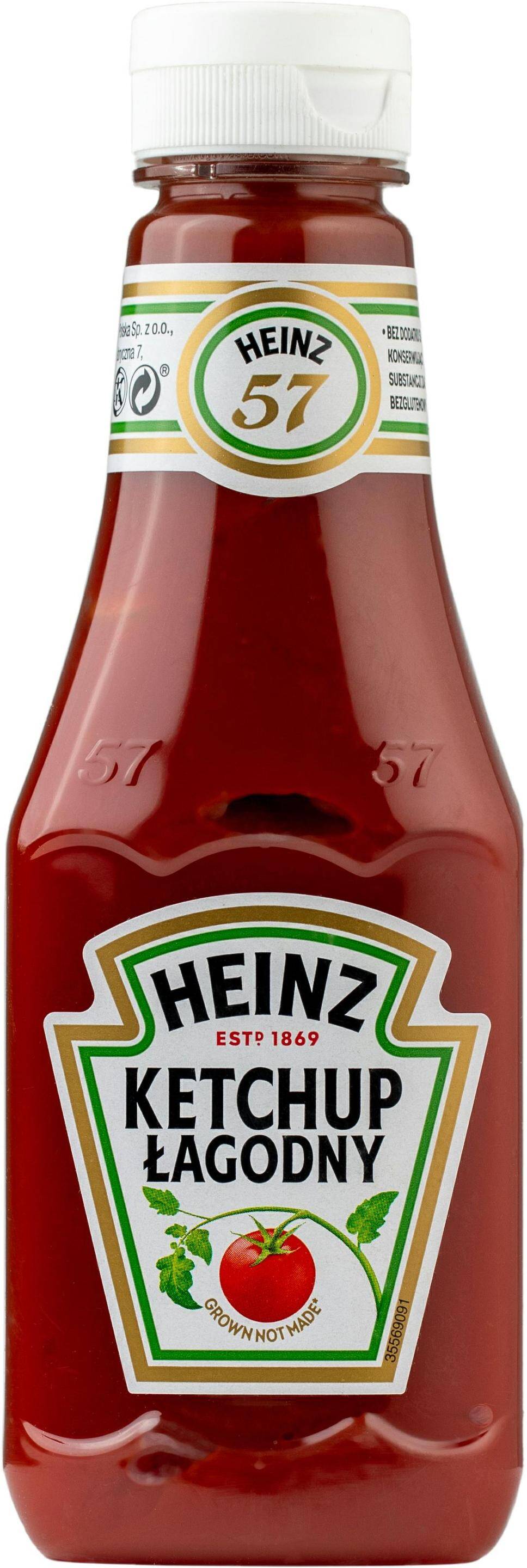 Ketchup Łagodny HEINZ 342g Plastik*10