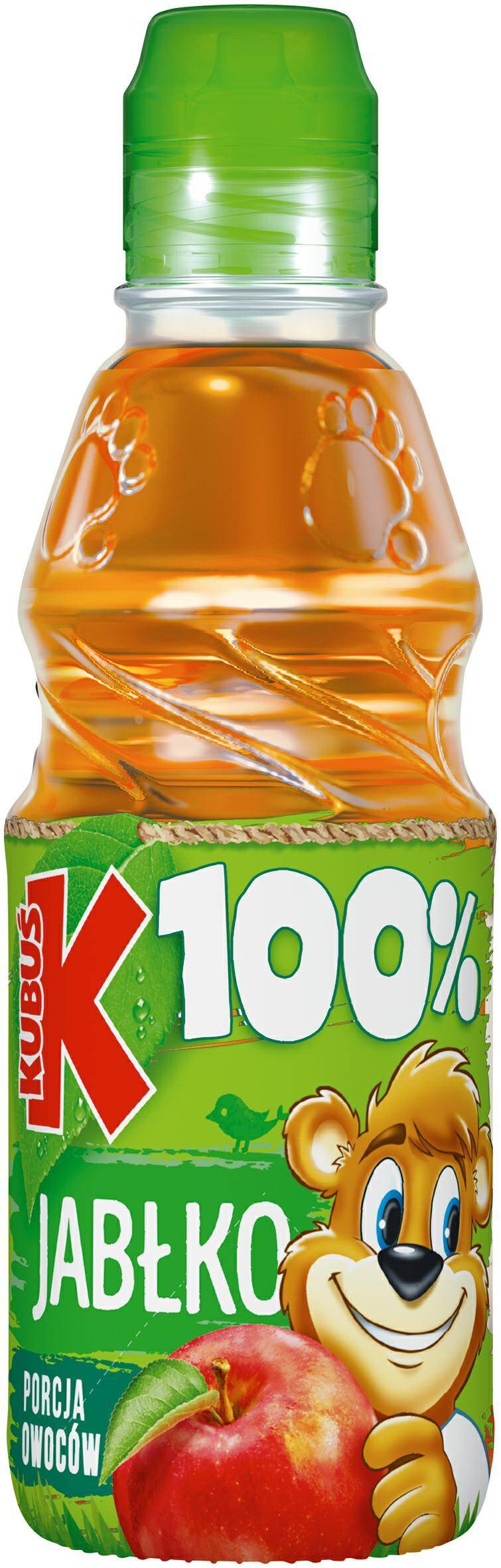 KUBUS GO-jabłko 100% 0,3l sok*12.