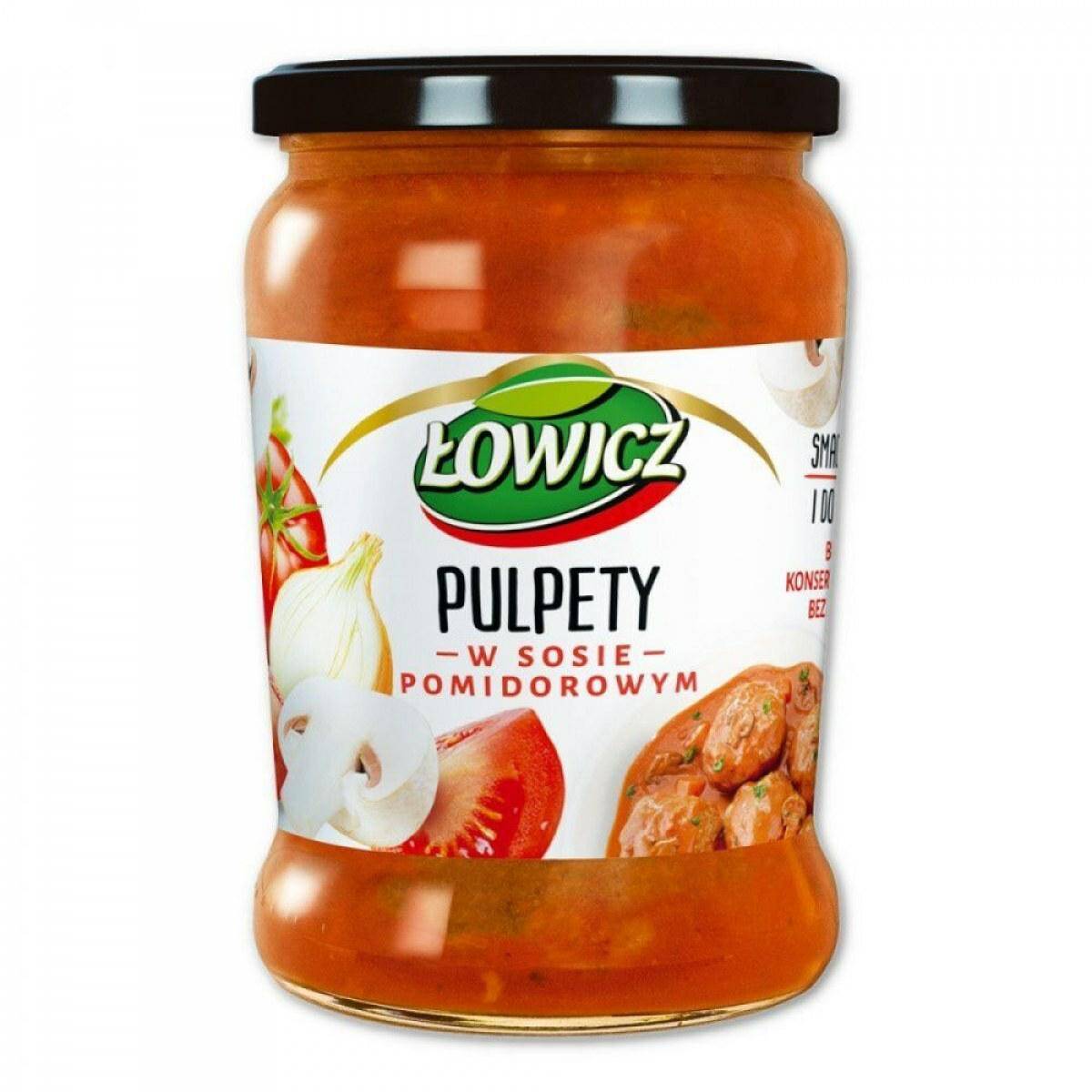 ŁOWICZ danie Pulpety w sos.pom.580g*8