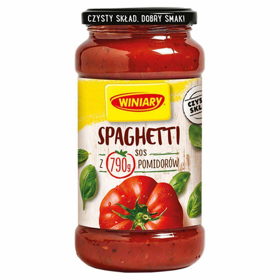 WINIARY sos 500ml Spaghetti słoik*6