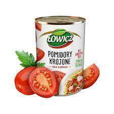 ŁOWICZ pomidory krojony 400g puszka*12