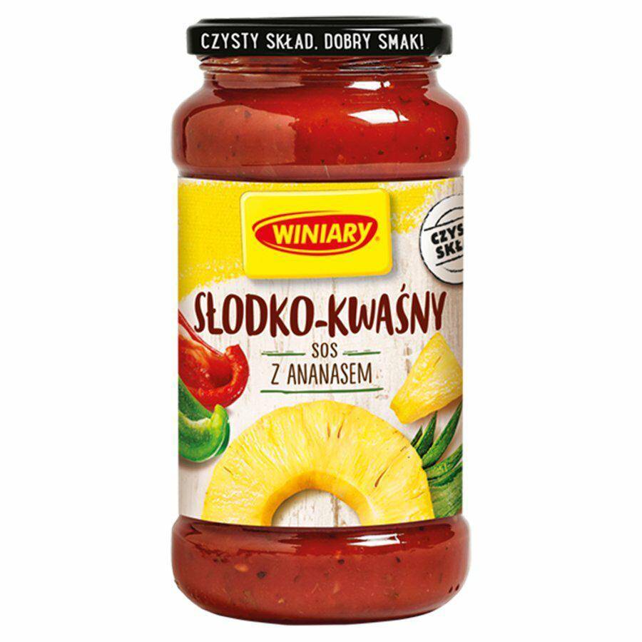 WINIARY sos 500ml Słodko-Kwaśny słoik*6