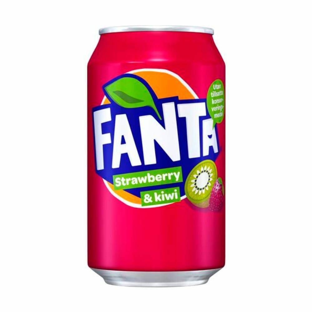 Napój FANTA 0,33l Strawberry Kiwi puszka*24