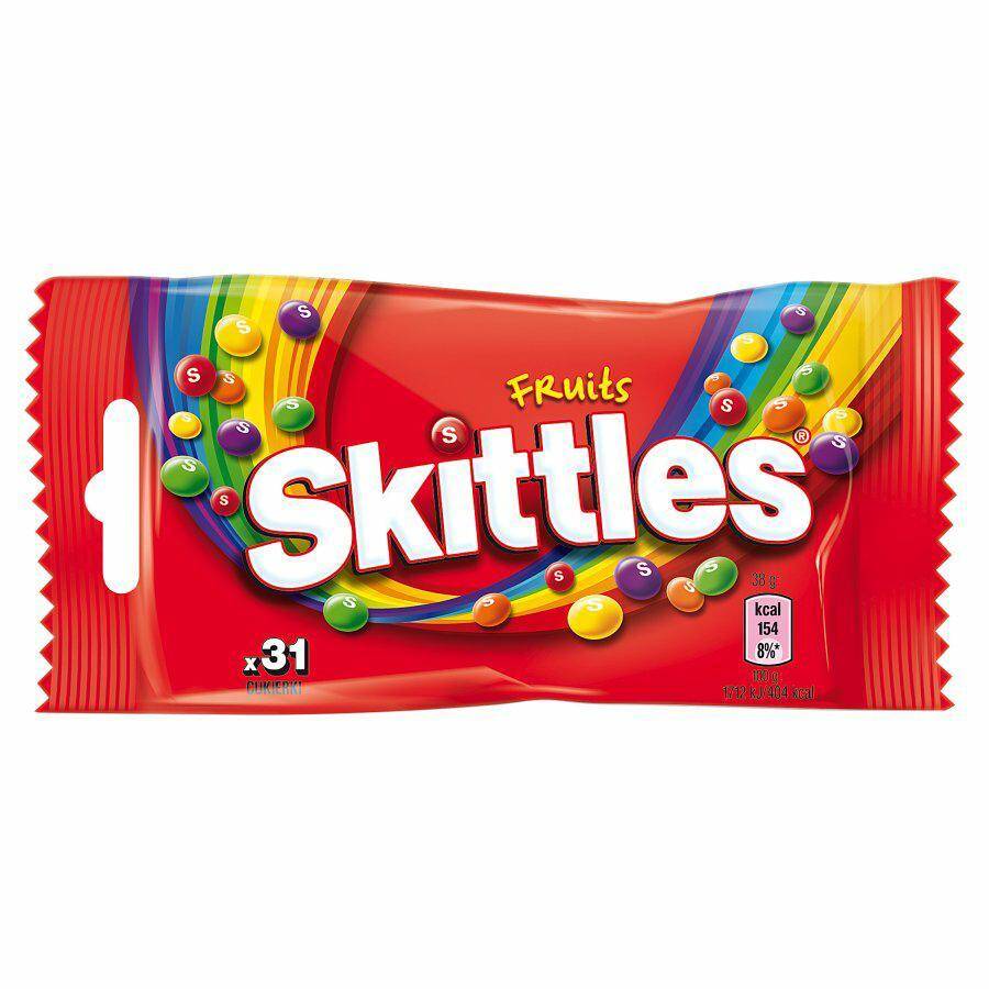 Skittles FRUIT 39g*14 CZERWONE