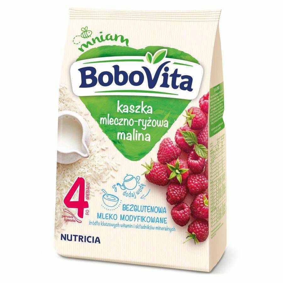Bobo Vita kaszka mleczno-ryżowa malina*9