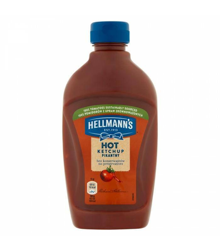 HELLMANS ketchup pikantny 470g*12 (Zdjęcie 1)