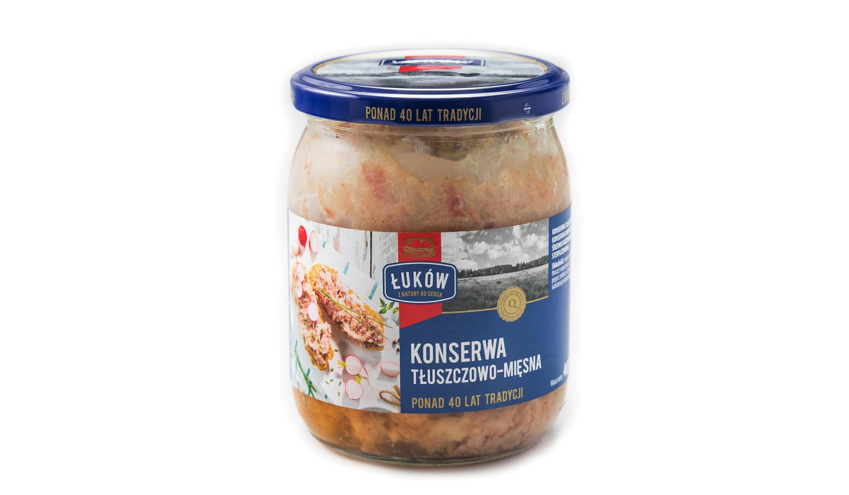 LUKÓW mięsno-tłuszczowa 465g*12